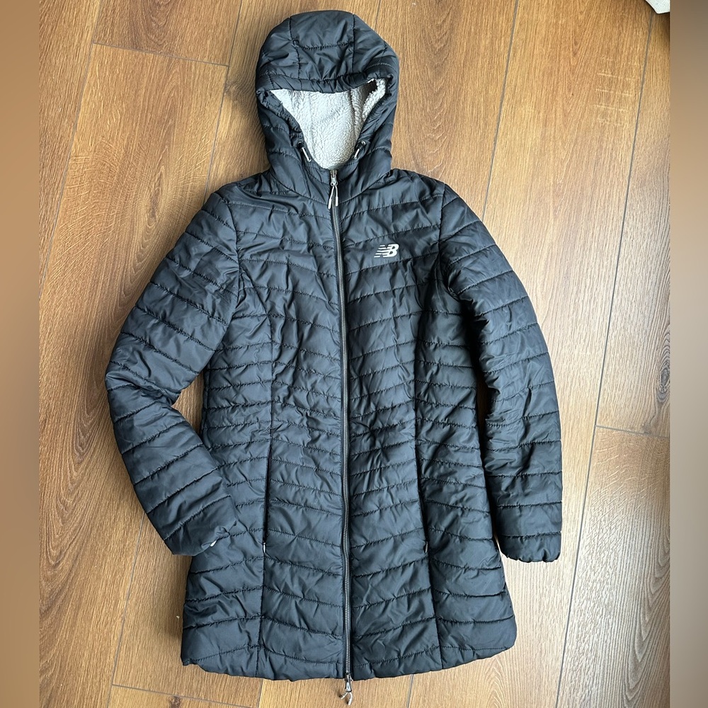 New Balance Women's Black Puffer Coat